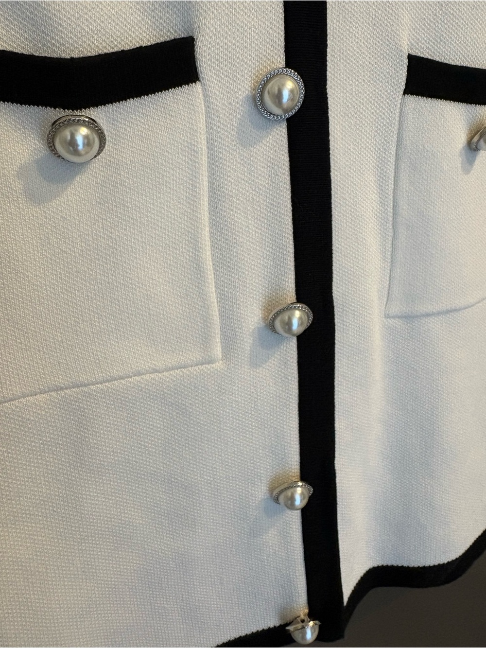 Commense Multi Pocket Button Sleeveless Sweater Dress - Picture 3 of 4